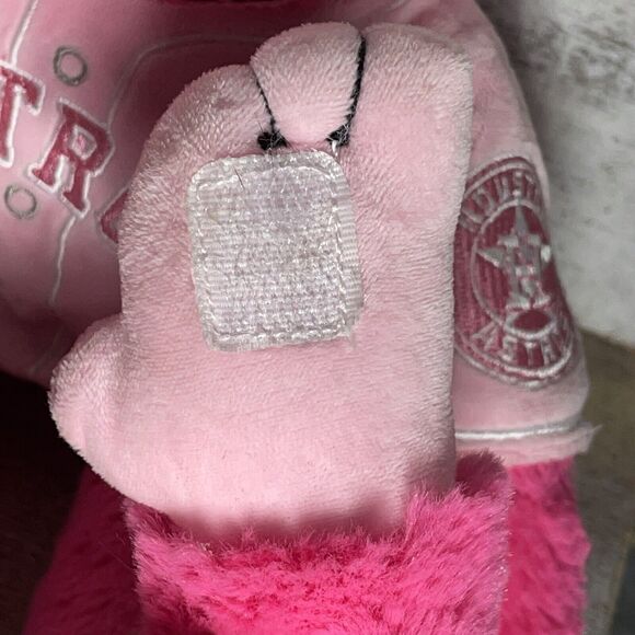 MLB Houston Astros Baseball Rally Monkey Stuffed Plush Doll 18" Pink FOCO - Picture 10 of 16